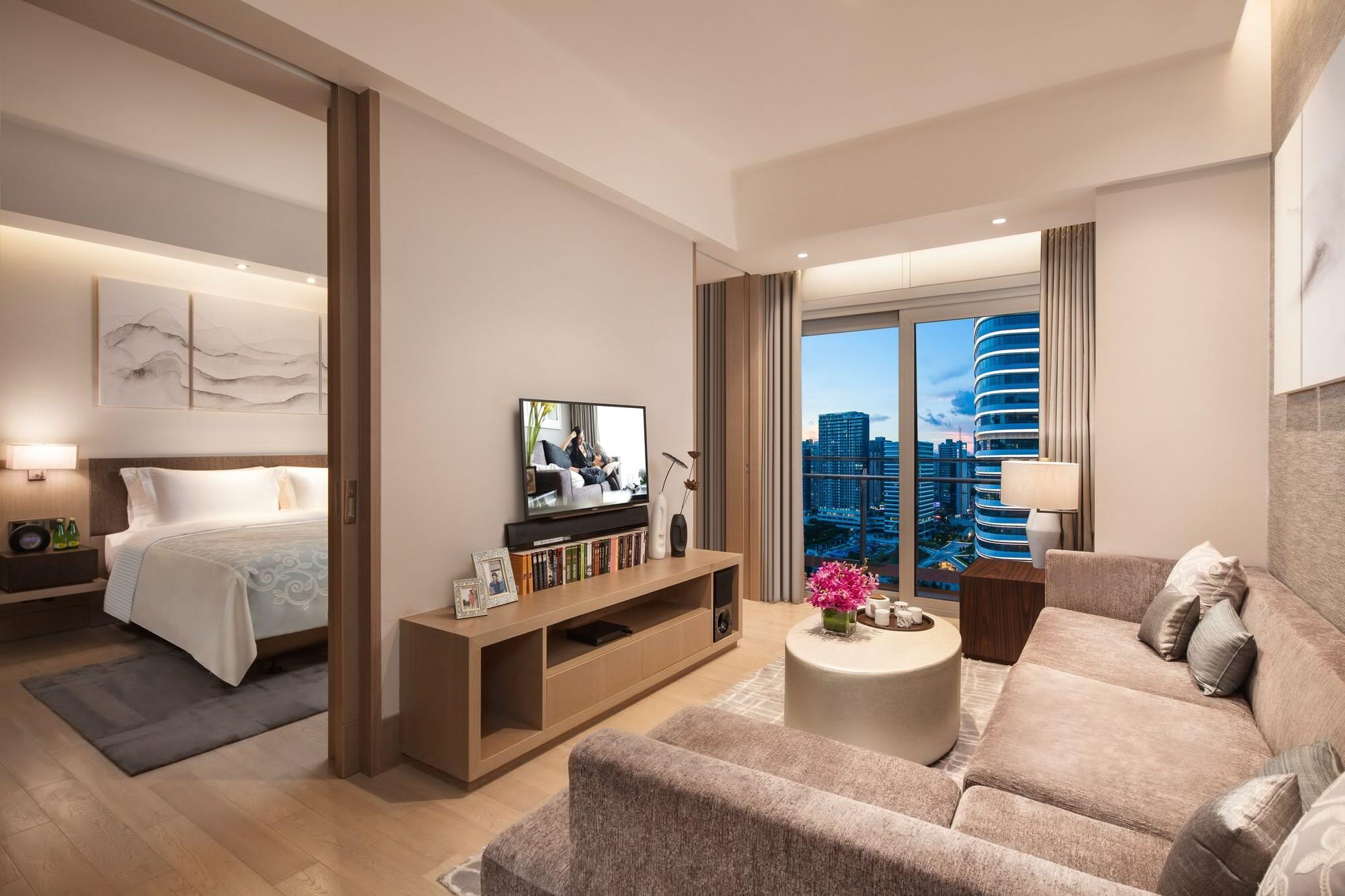 Ascott Raffles City Šen-čen Exteriér fotografie